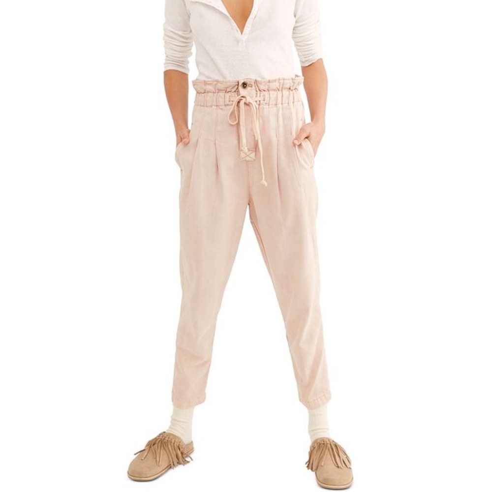 Free People Margate Pants in Misty Rose